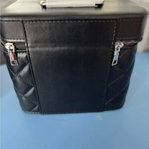 & Other Stories Black Quilted Cosmetic Case